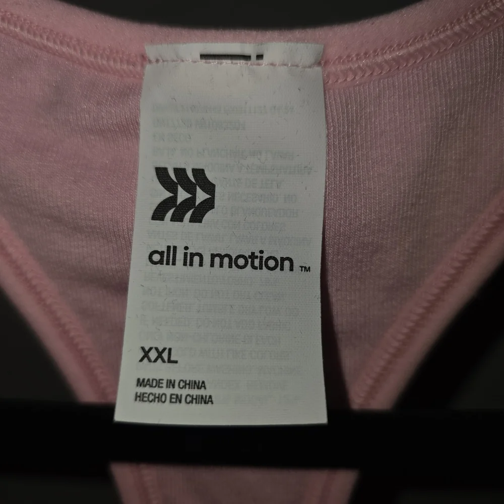 All In Motion Racerback Tank W/built In Bra - Picture 3 of 3